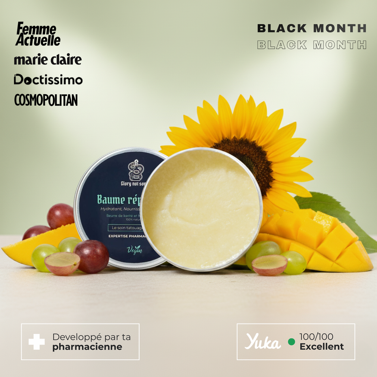 Baume Réparateur Tatouage