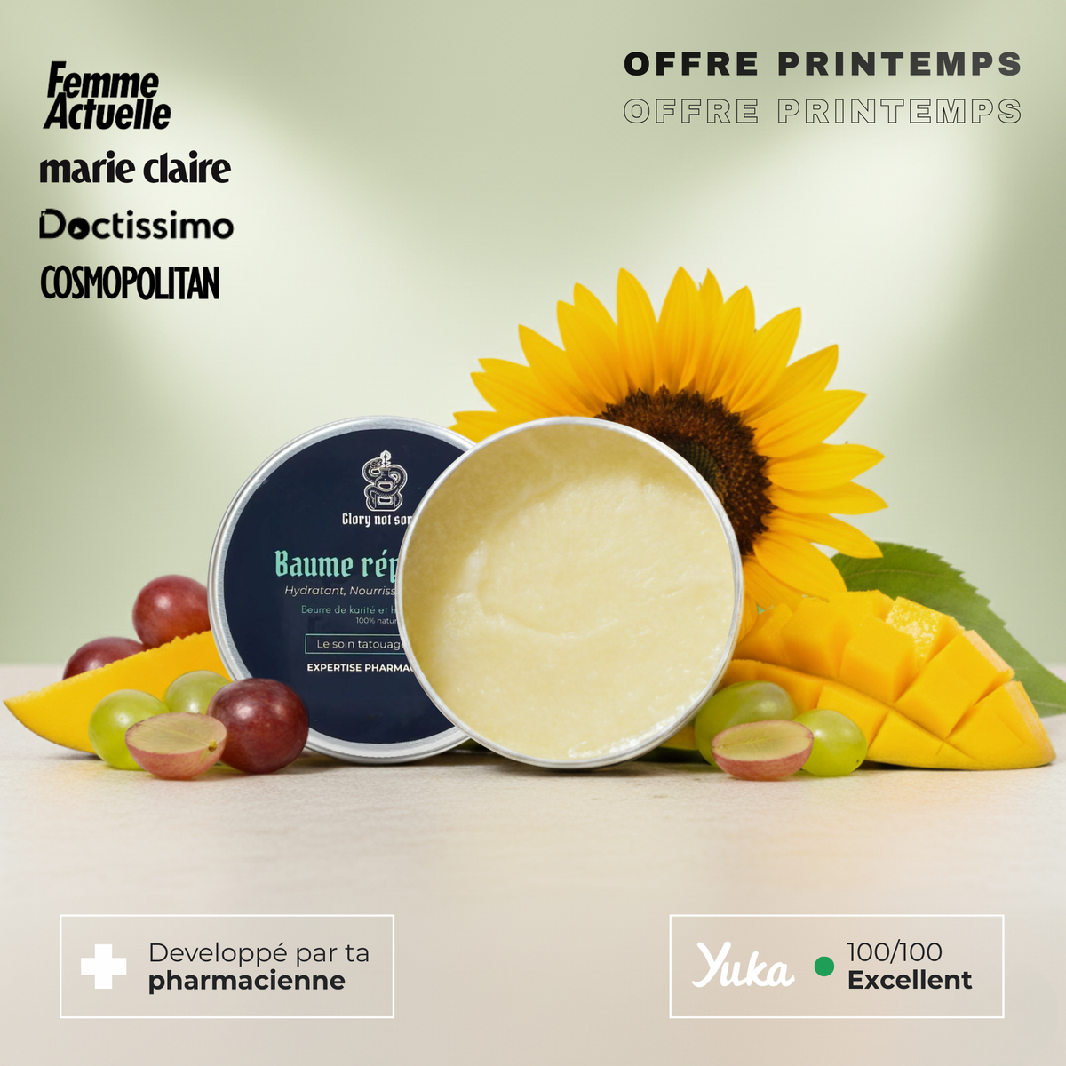 Baume Réparateur Tatouage