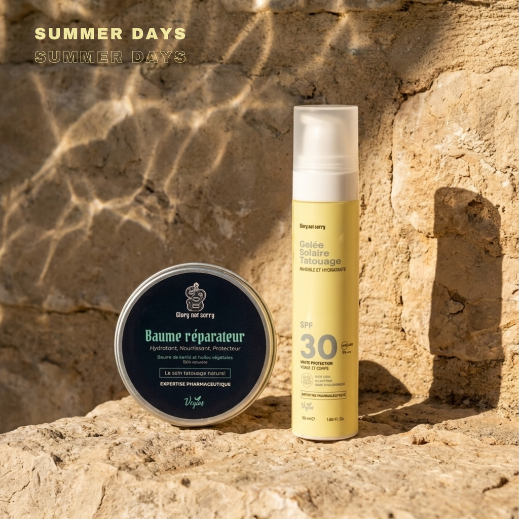 Duo Baume solaire et pochette